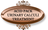 Acid Pack Urinary Calculi Treatment